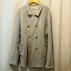 Frank & Eileen Belfast Gray Triple fleece Pea Coat Double-Breasted